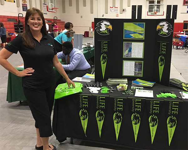 Dr Kim Bender at College Showcase at Clearwater High School on Oct. 3rd